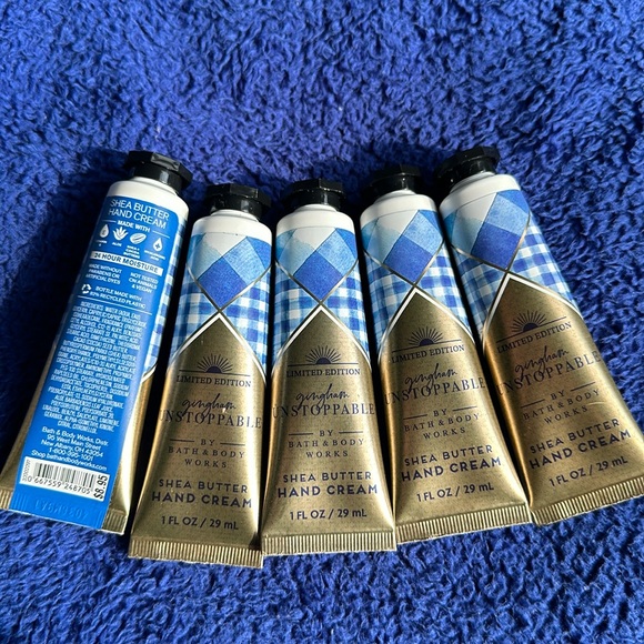 5pk BBW Gingham Unstoppable hand Creams - Picture 2 of 2